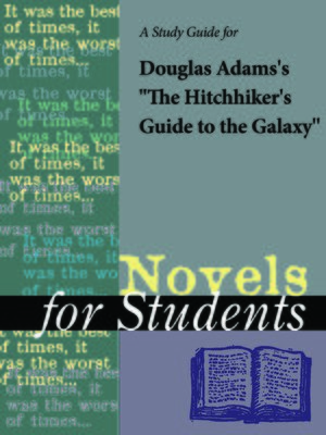 cover image of A Study Guide for Douglas Adams's "The Hitchhiker's Guide to the Galaxy"